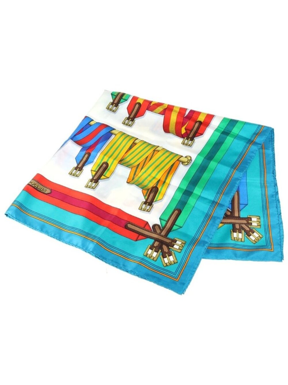 Hermes Metz 90 Carre Scarf Multi